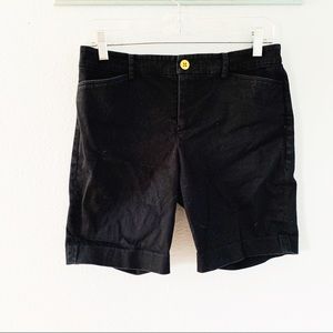 Ralph Lauren Black Mid Rise Bermuda Shorts Sz 6P